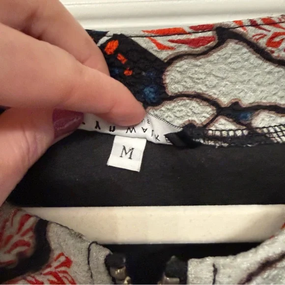 bryn walker Juniper Jacquard Long Jacket - Picture 4 of 16